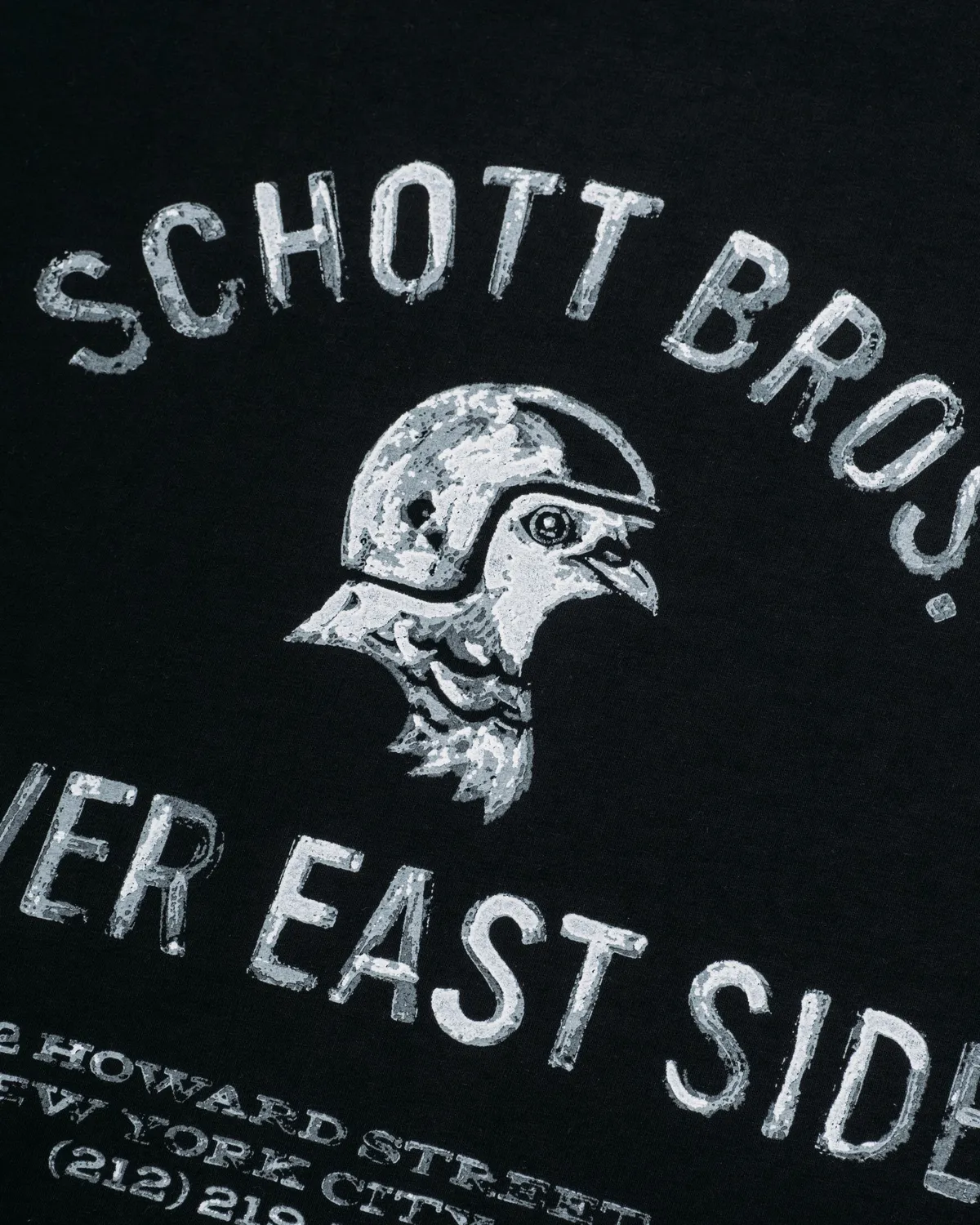 Schott NYC TNY57 t-skjorte Black