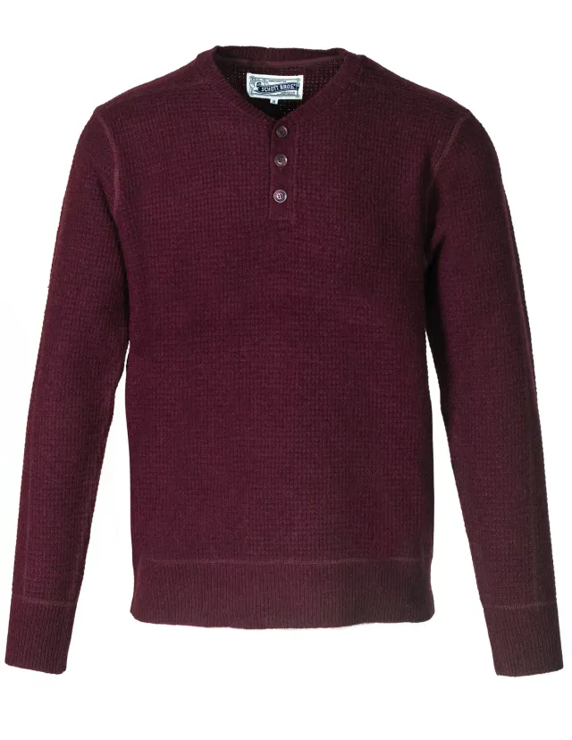 Schott NYC SW1611 ullgenser svart Henley
