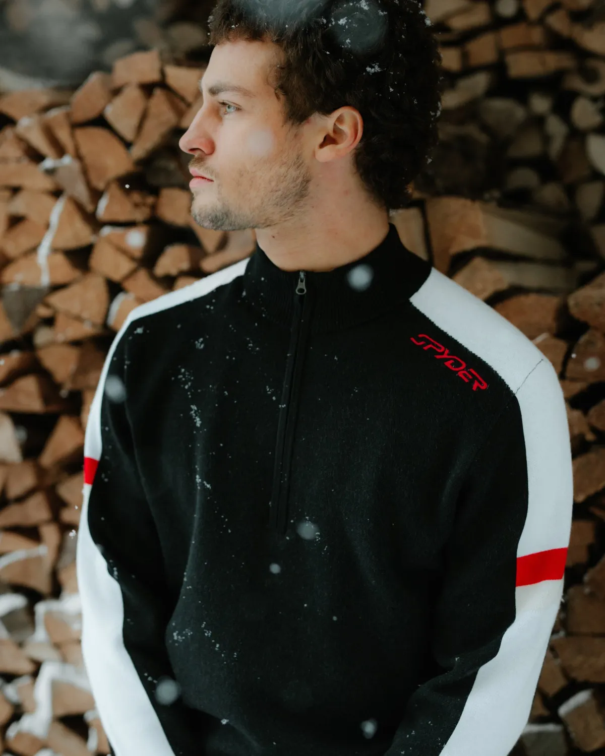 Spyder Verbier Quarter Zip genser herre svart