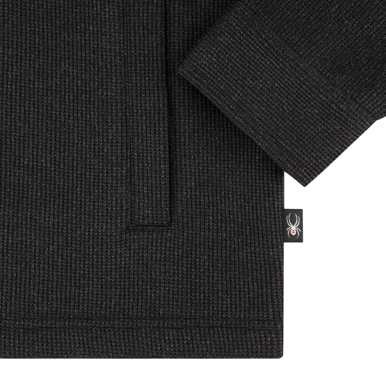 Spyder Sweater Fleece shacket herre svart