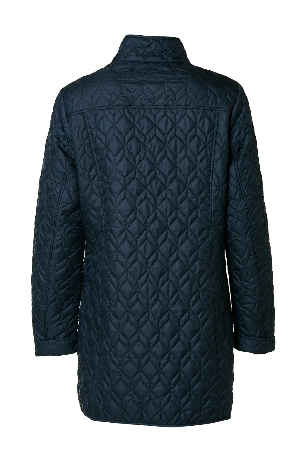 Danwear Bella overgangsjakke navy quiltet vegandun
