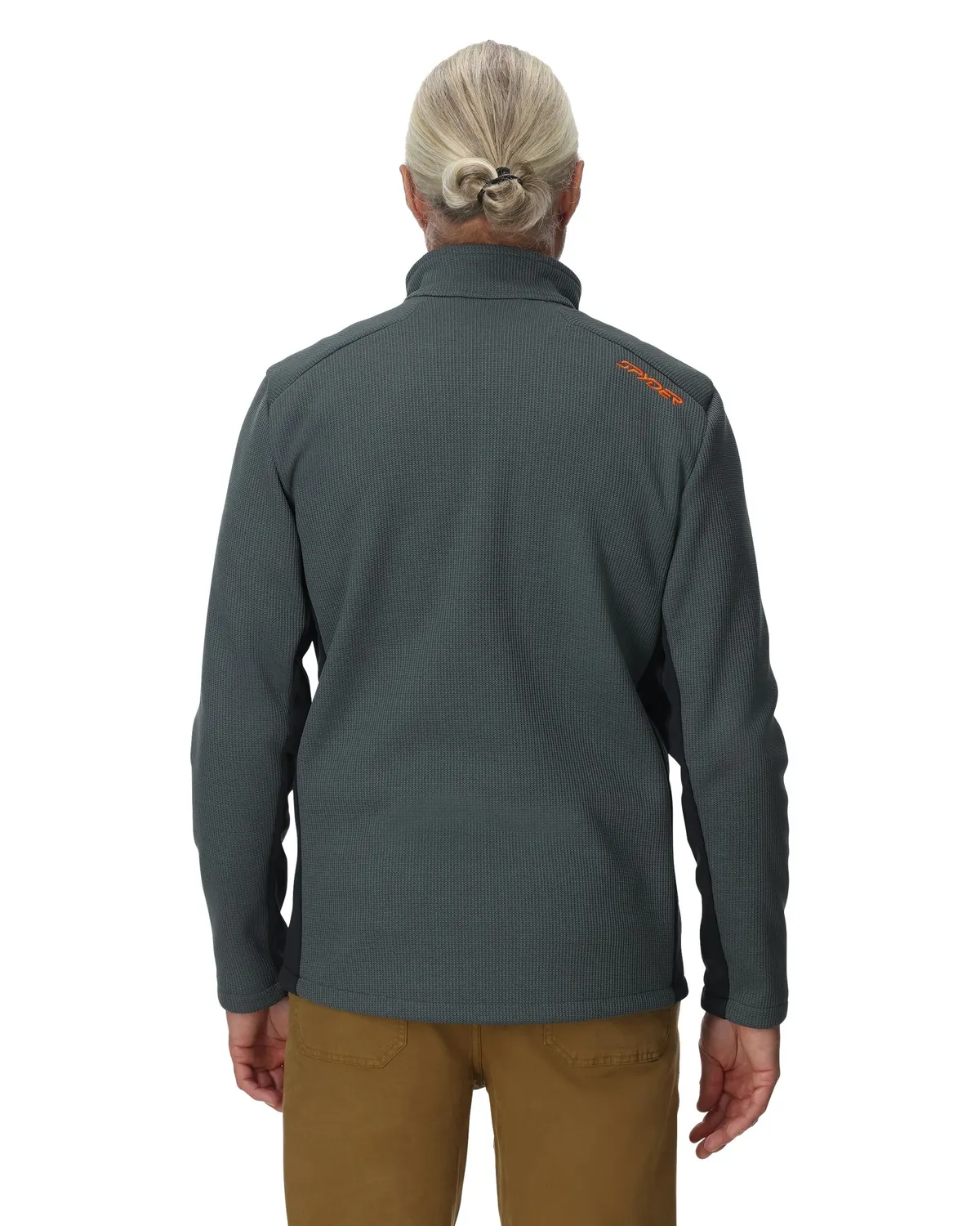 Spyder Bandit Full Zip fleecejakke slate blue M til ski