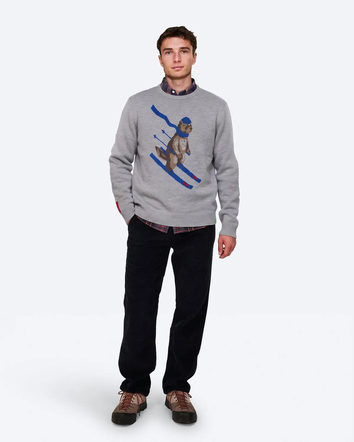 The Mountain Studio K-3 M ullgenser Grey Melange merino