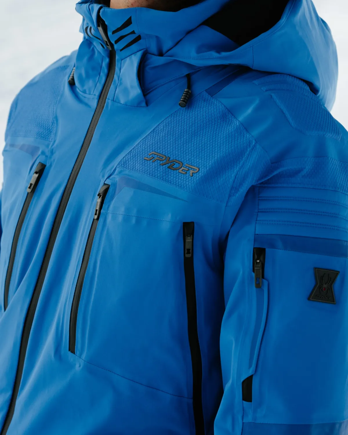 Spyder Pinnacle skijakke herre Bold Blue 30K