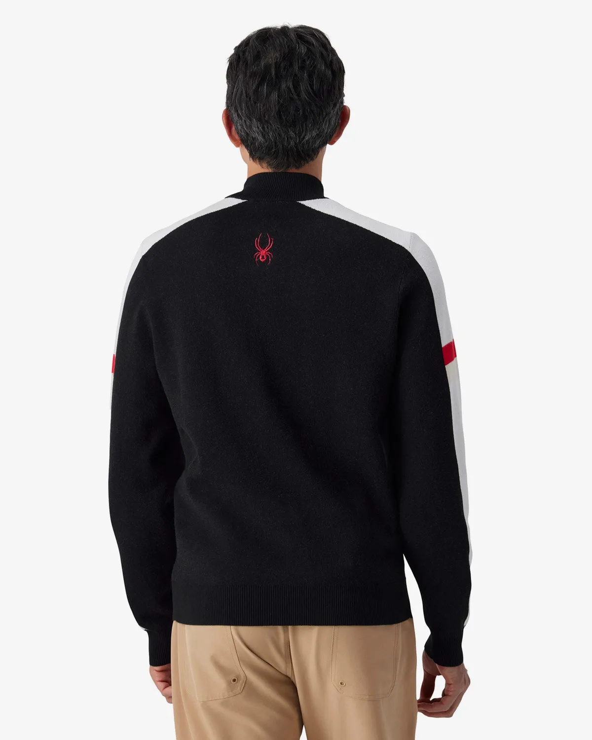 Spyder Verbier Quarter Zip genser herre svart