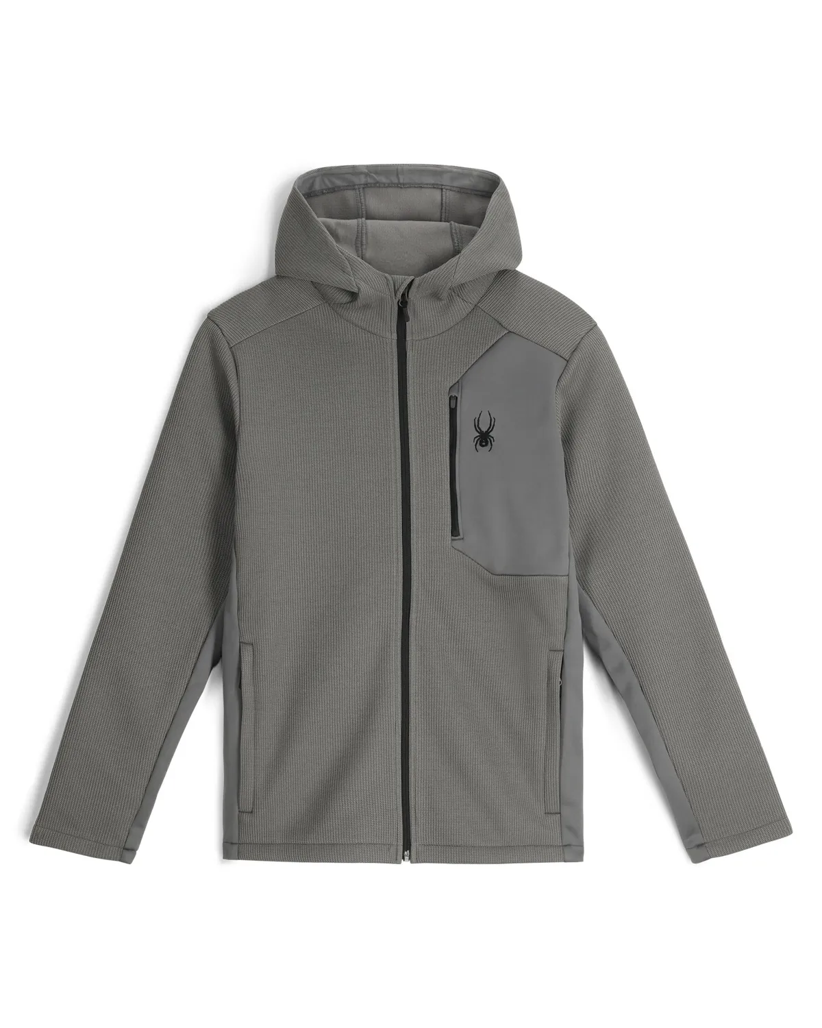 Spyder Bandit hettejakke herre slate blue vindtett