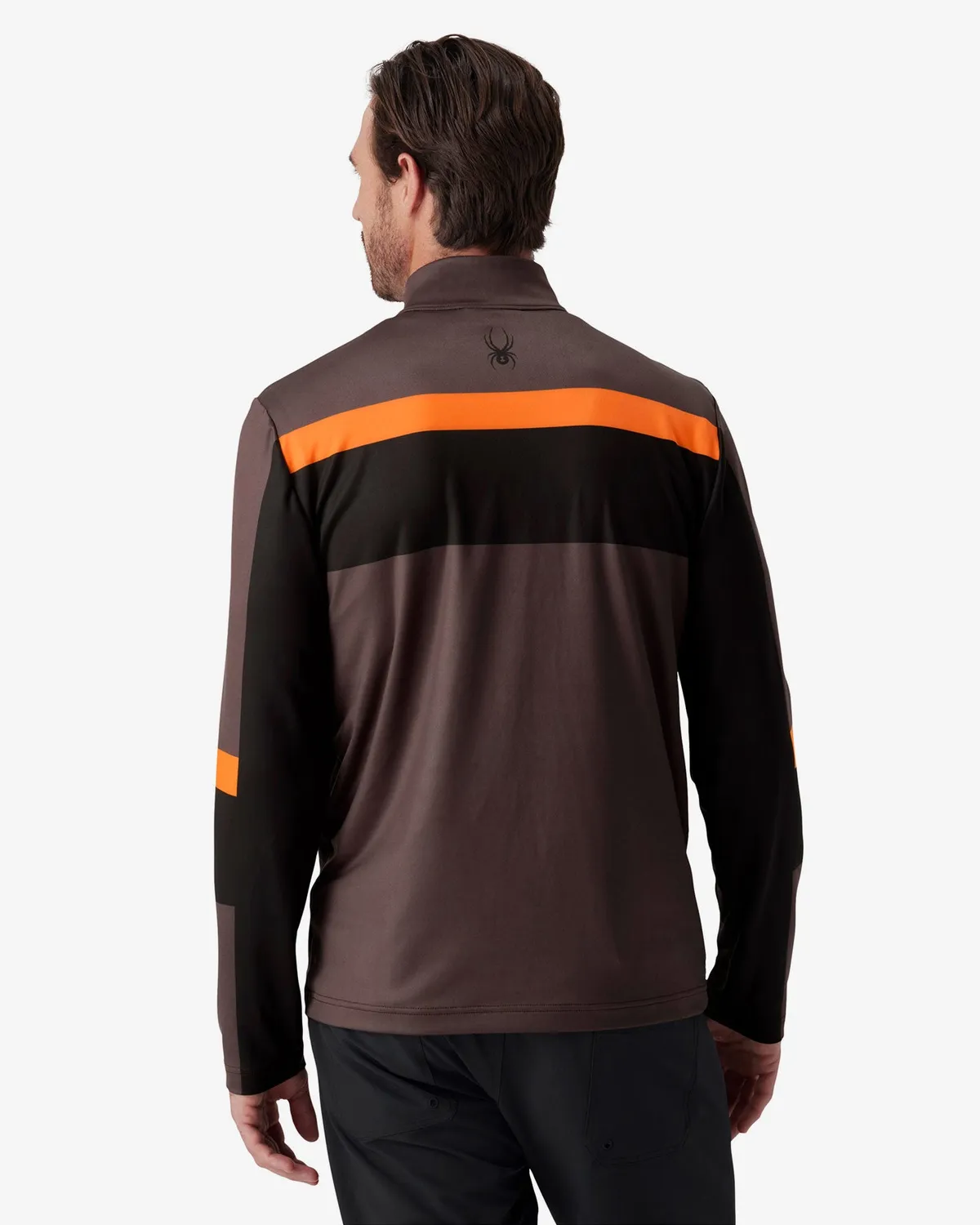 Spyder Podium Quarter Zip genser mocha stretch