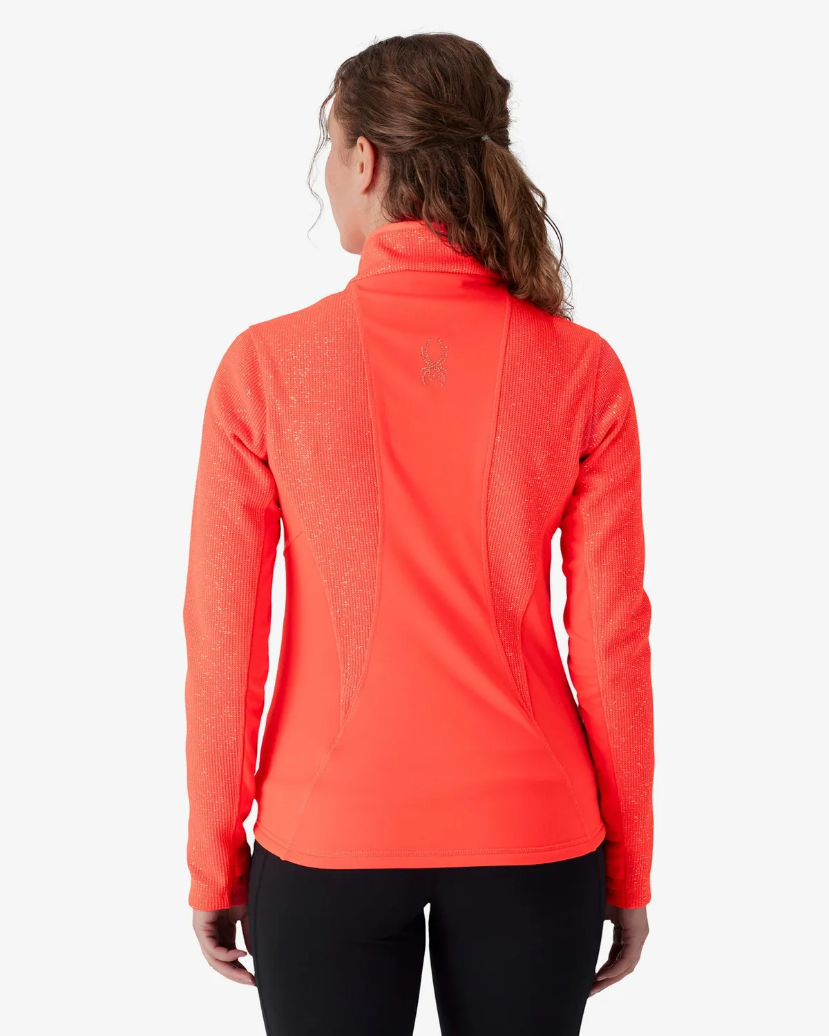 Spyder Luxe Sweater fleecejakke Electric Coral stretch