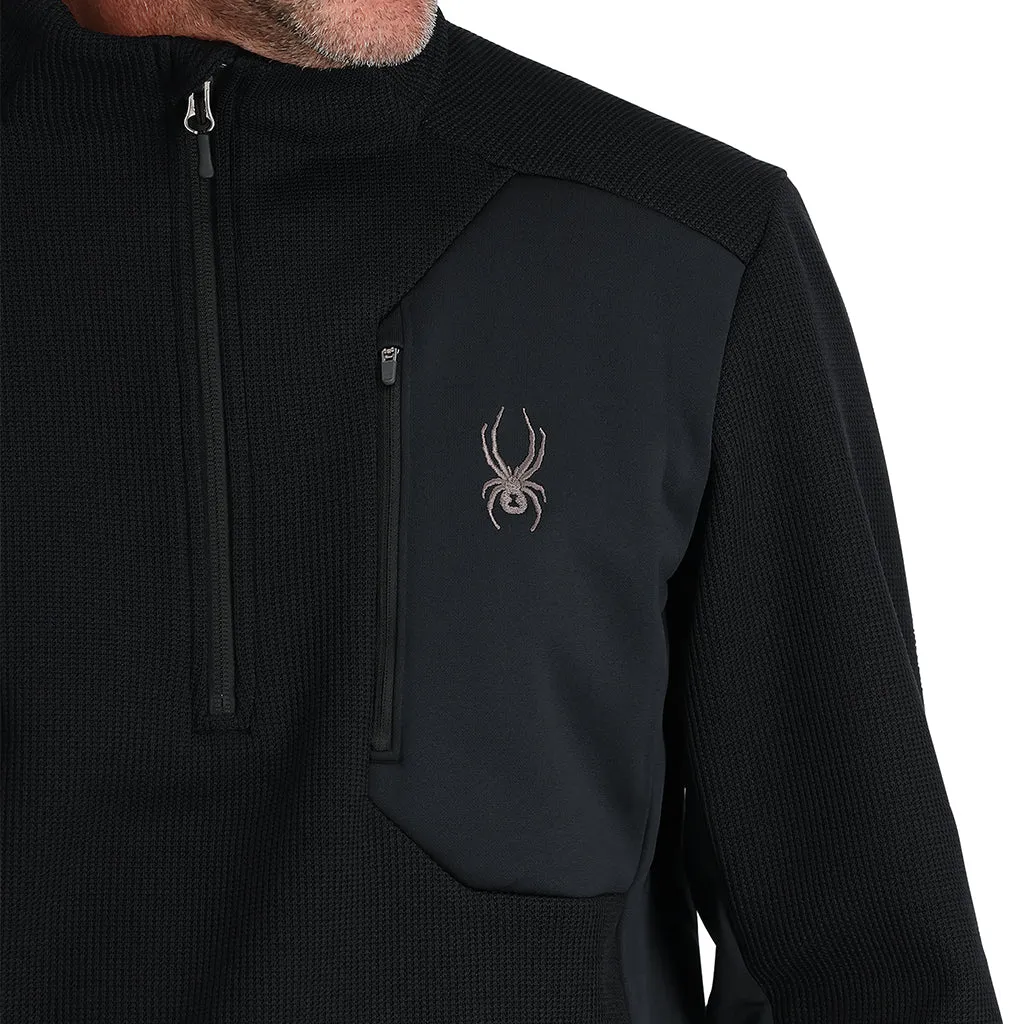 Spyder Bandit half-zip jakke herre svart fleece