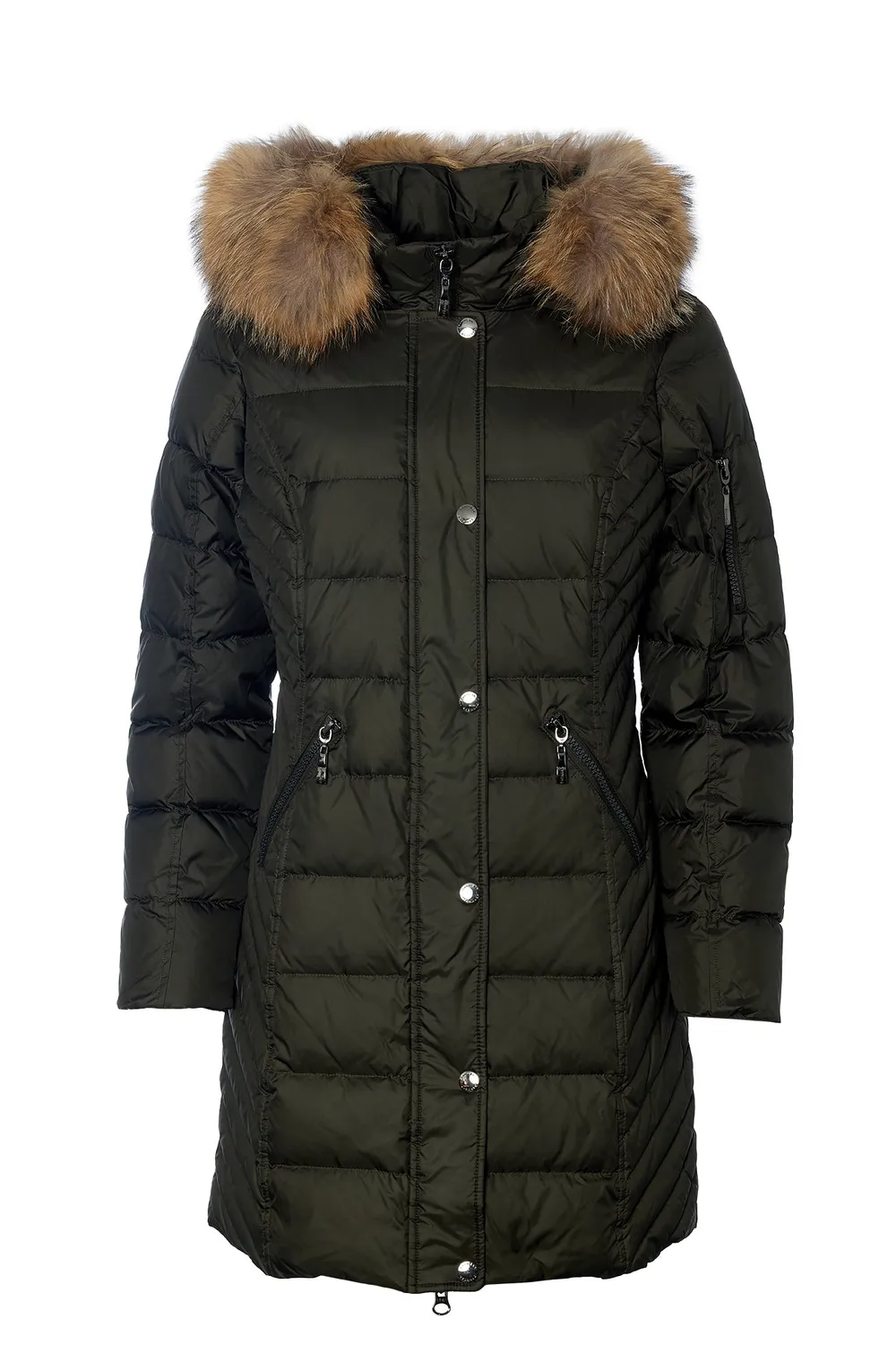 Windfield Alfa R dunjakke hunter green lang