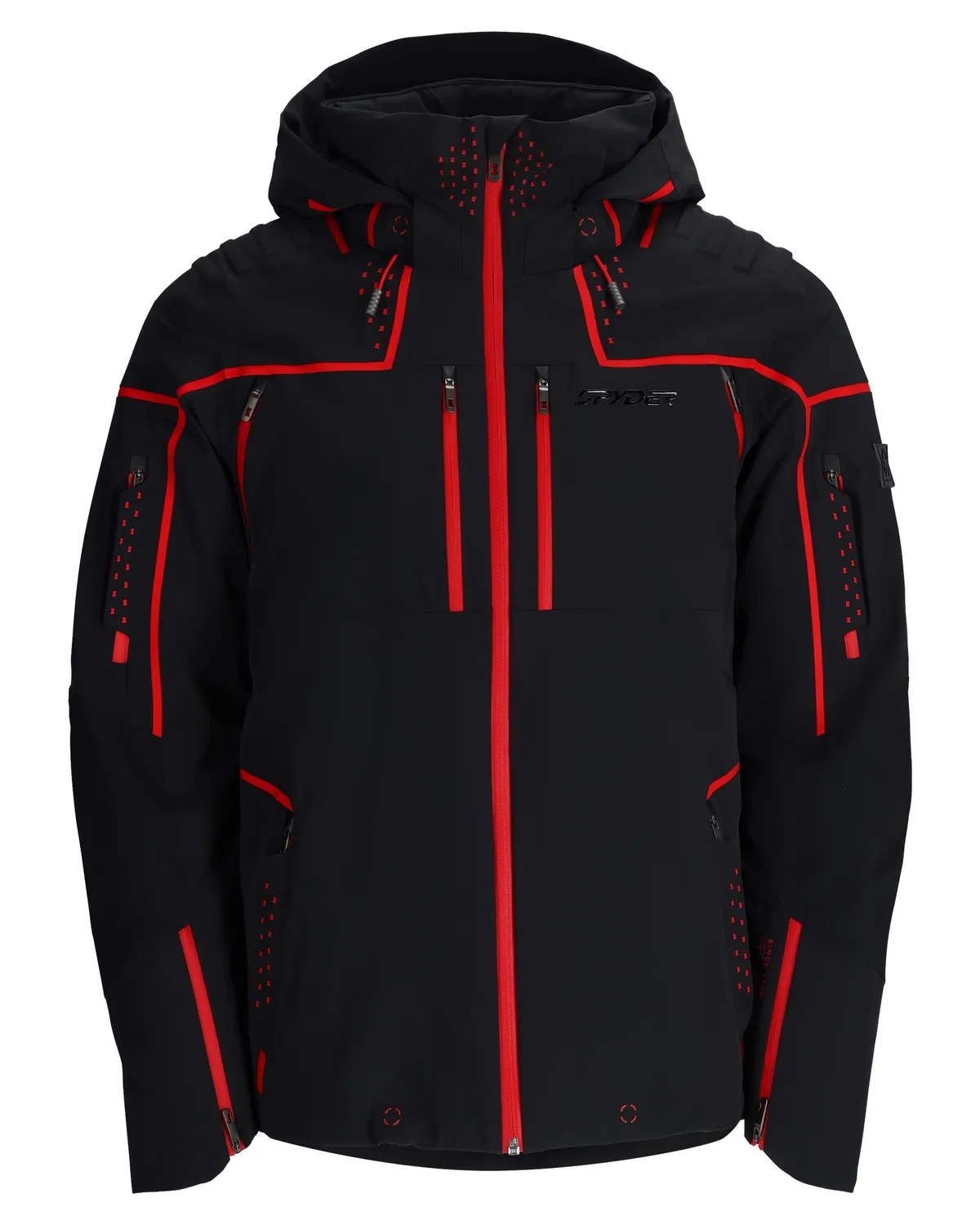 Spyder Pinnacle skijakke herre slate blue vindtett