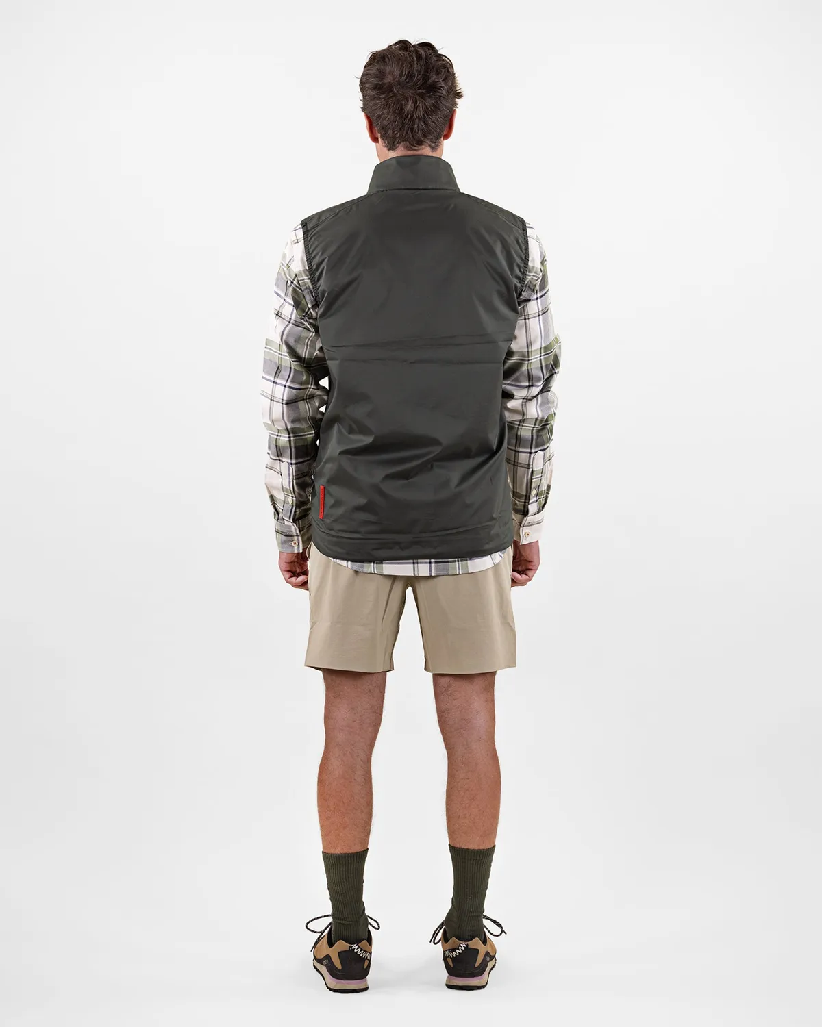 The Mountain Studio V-8 vindvest Forest Green vindtett