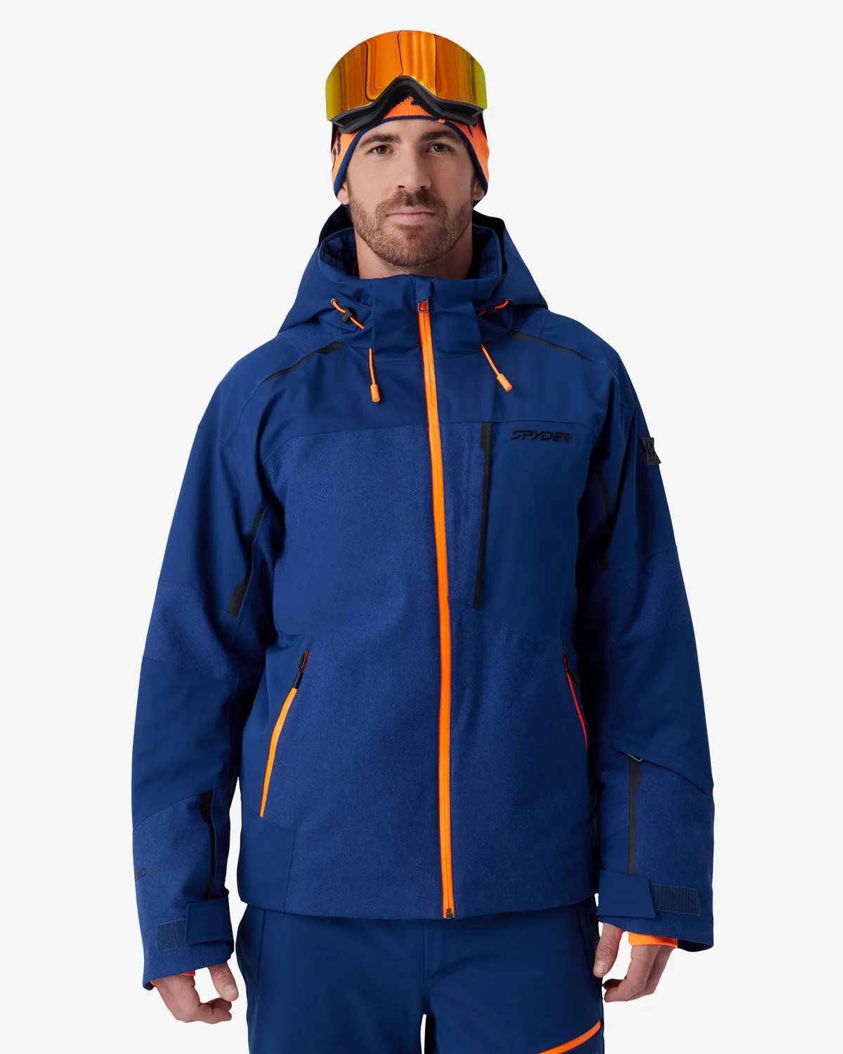 Spyder Leader skijakke herre Bold Blue 30K vanntett