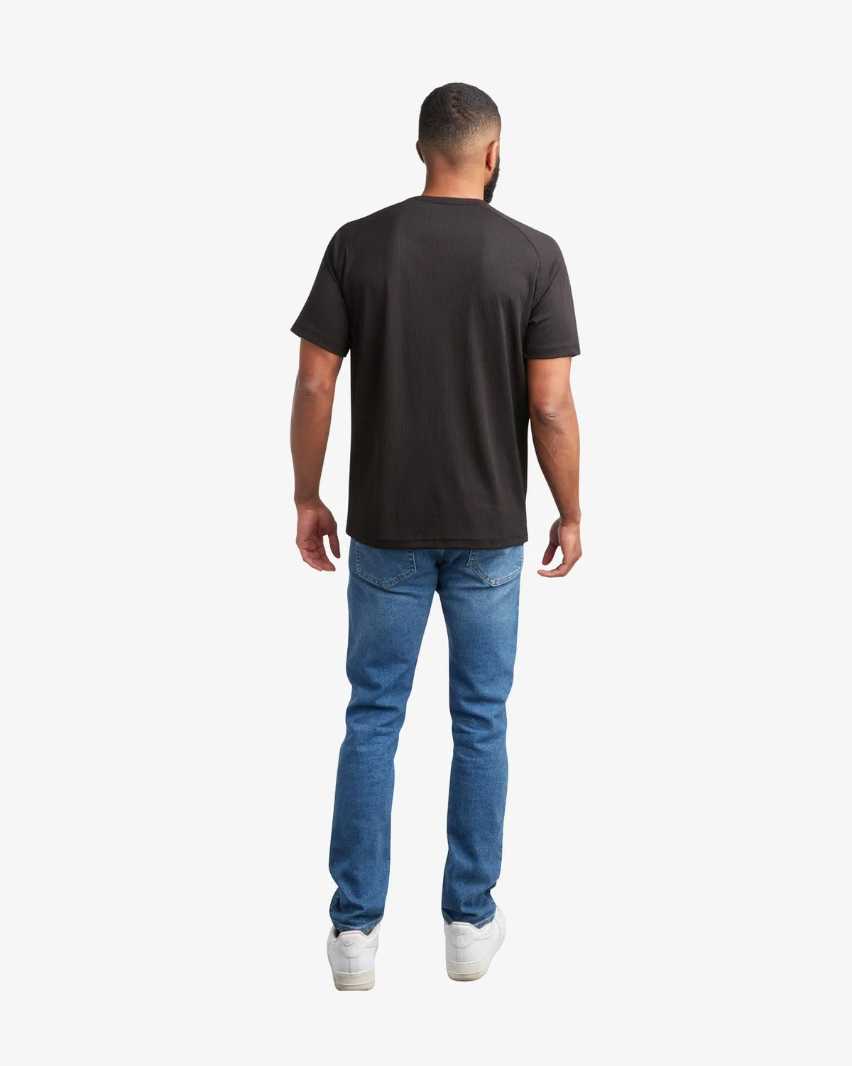 Spyder Short Sleeve Henley t-skjorte Sort UPF 30+