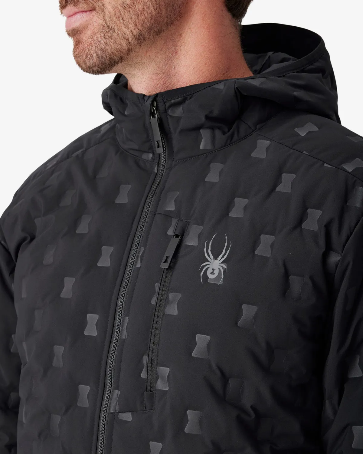 Spyder Zenith dunjakke herre svart 700 fill