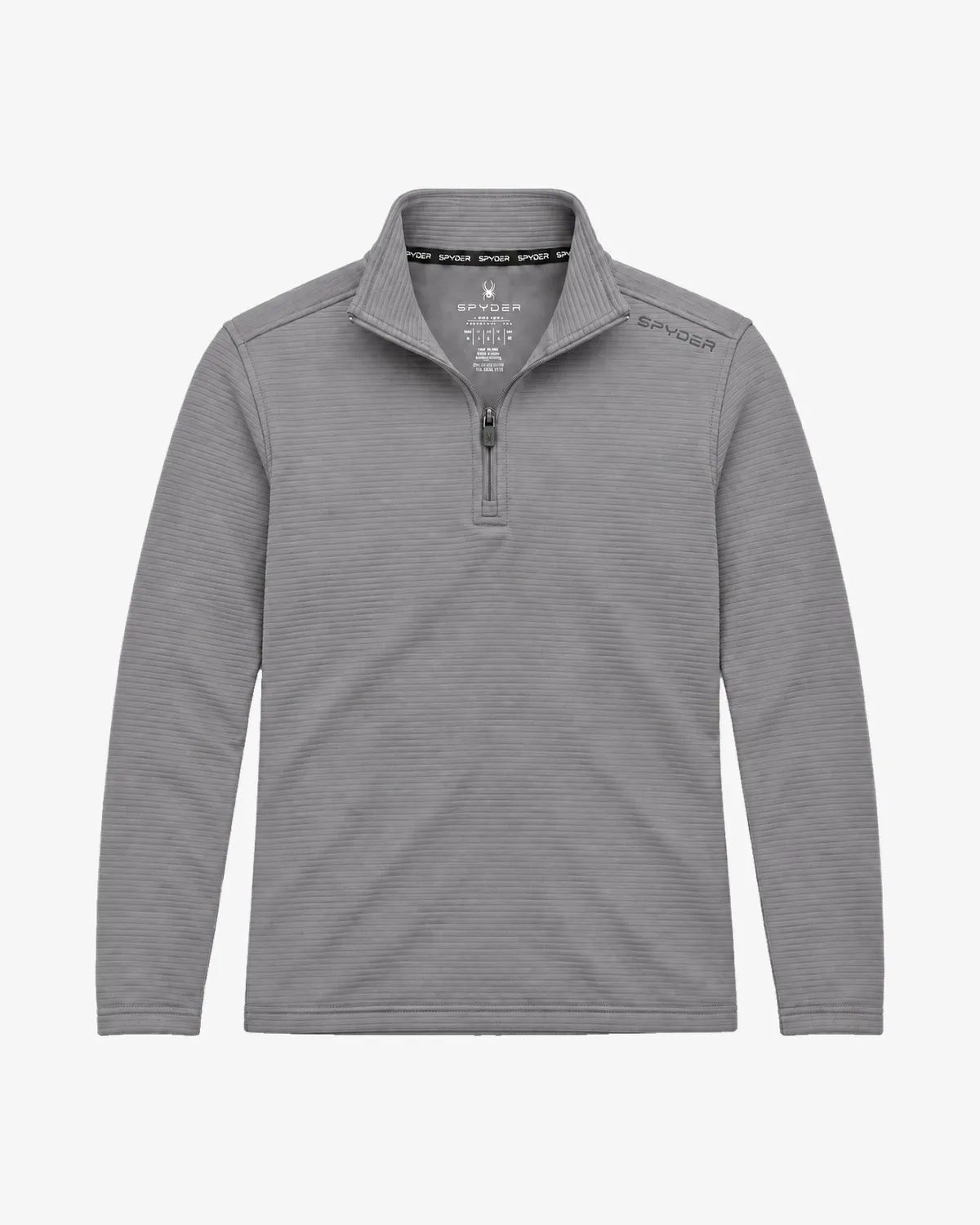 Spyder Cut & Sew Fleece quarter zip steel grey S