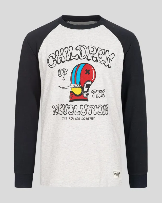 Rokker Revolution longsleeve barn økologisk bomull