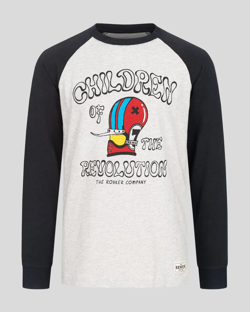 Rokker Revolution longsleeve barn økologisk bomull