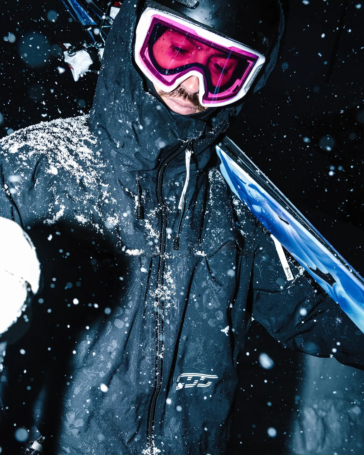 Spyder Society Lift skijakke unisex sort 20K