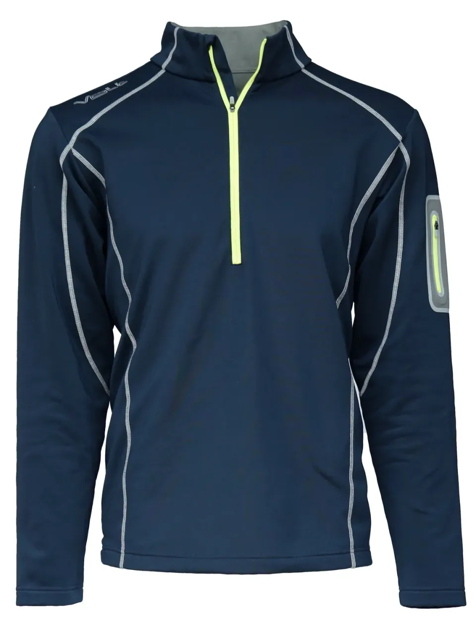 VoltHeat Half-Zip varmegenser herre svart 5V fleece