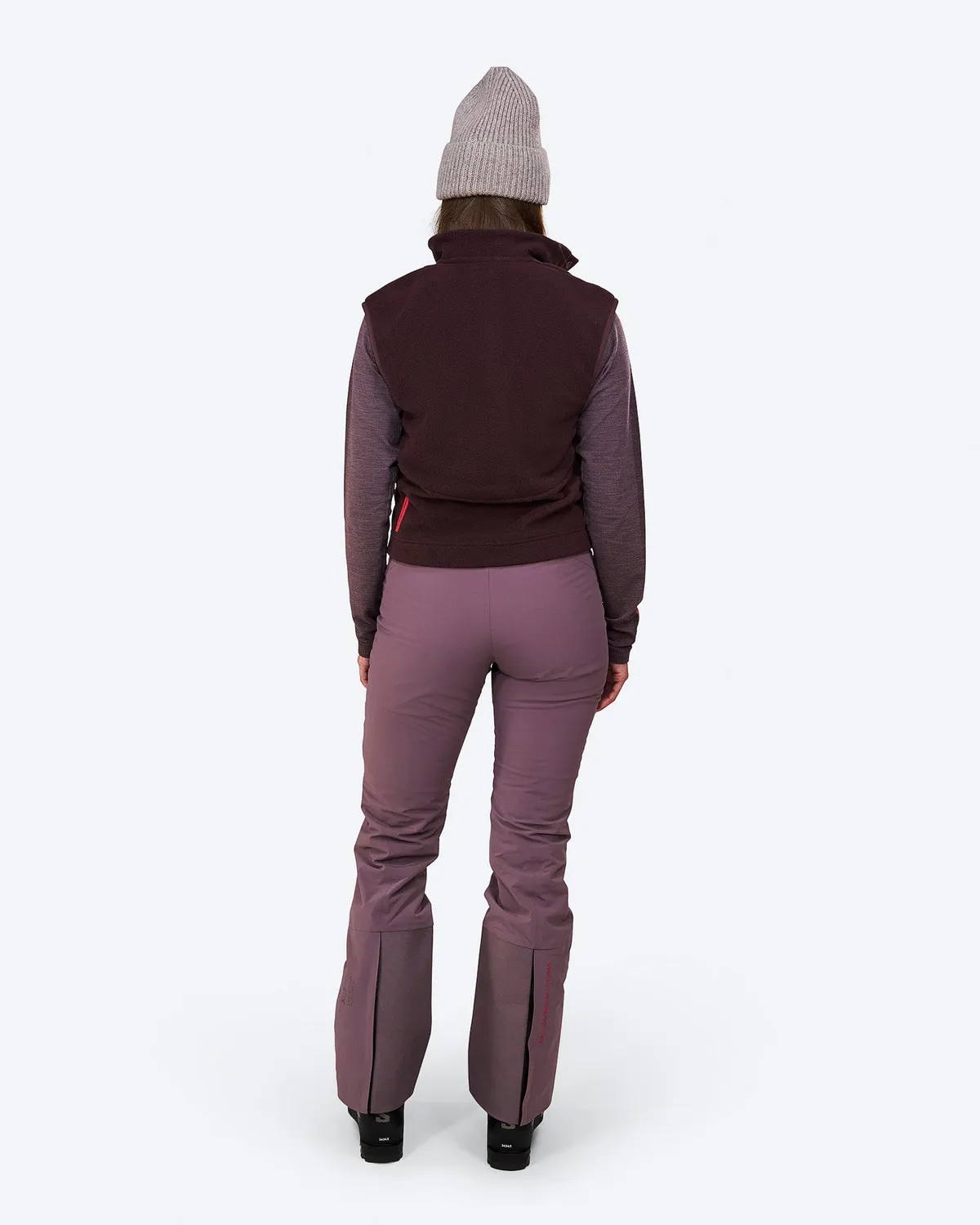 The Mountain Studio V-17 W vest Fudge microfleece
