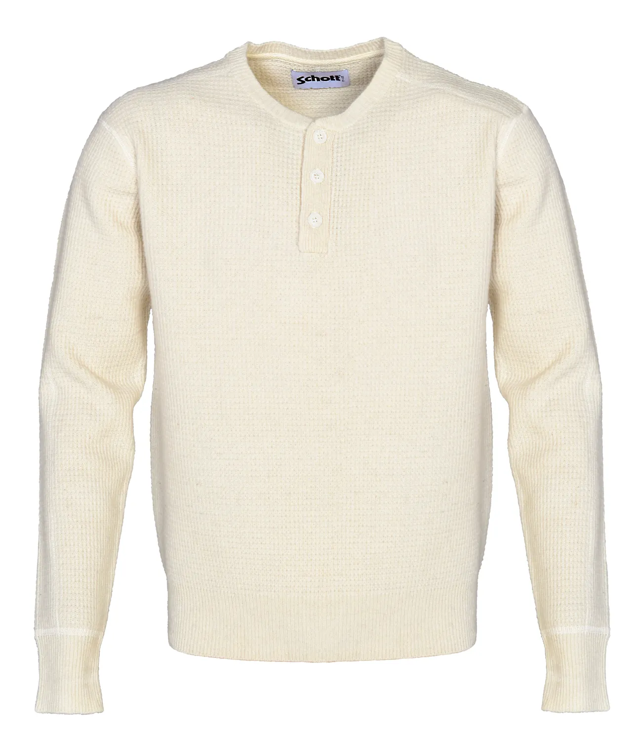 Schott NYC SW1611 ullgenser svart Henley