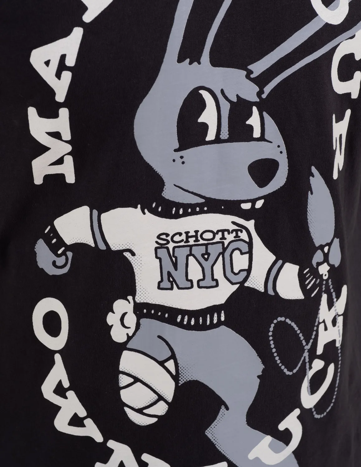 Schott NYC TRFOOT t-skjorte Vintage vasket look