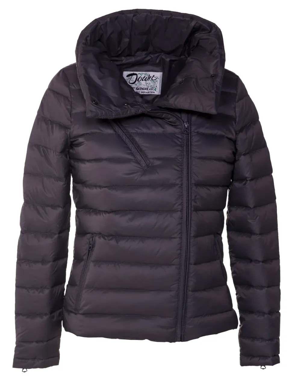 Schott NYC 9609DW dunjakke svart andedun