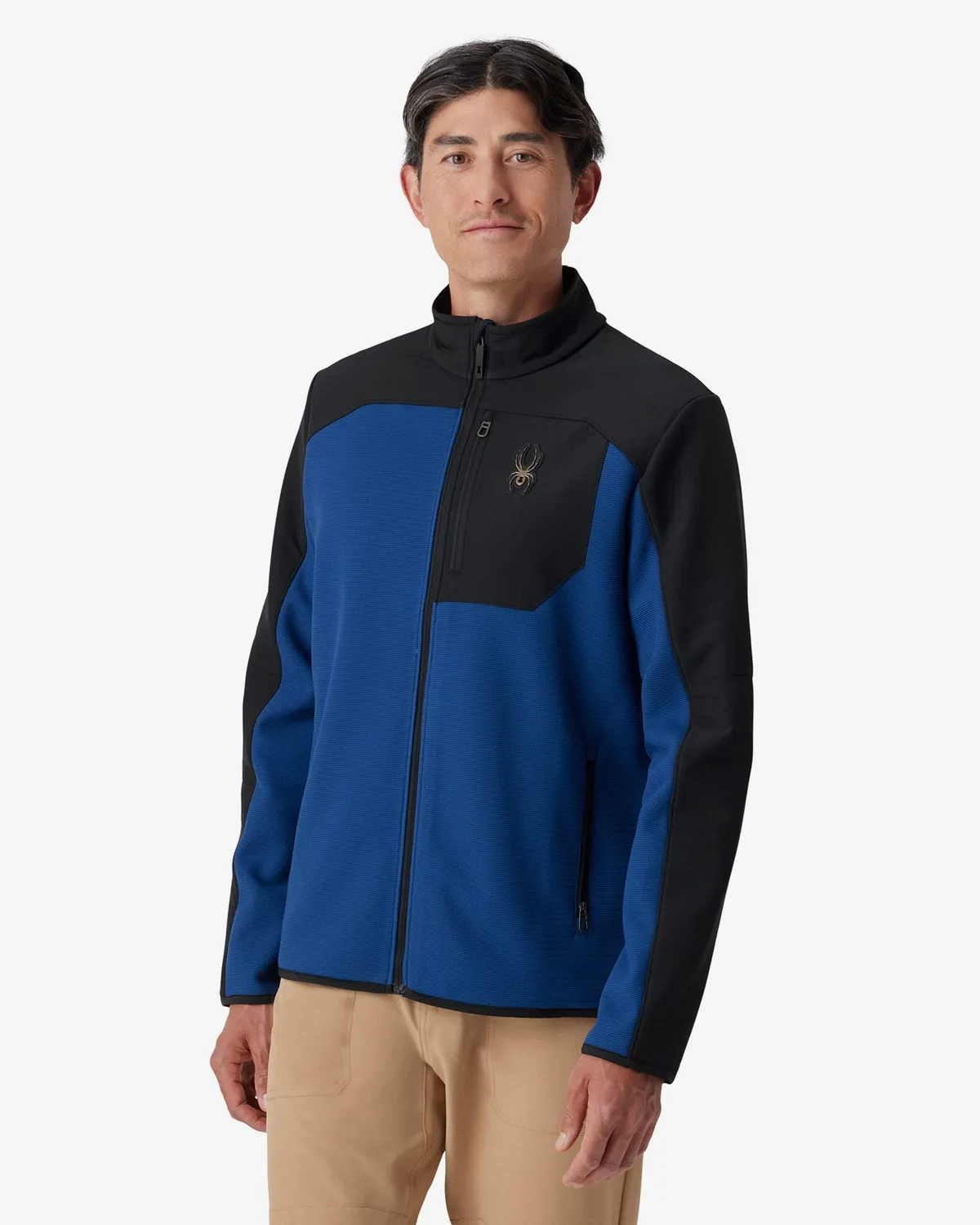 Spyder Web Shellfleece jakke svart vindtett