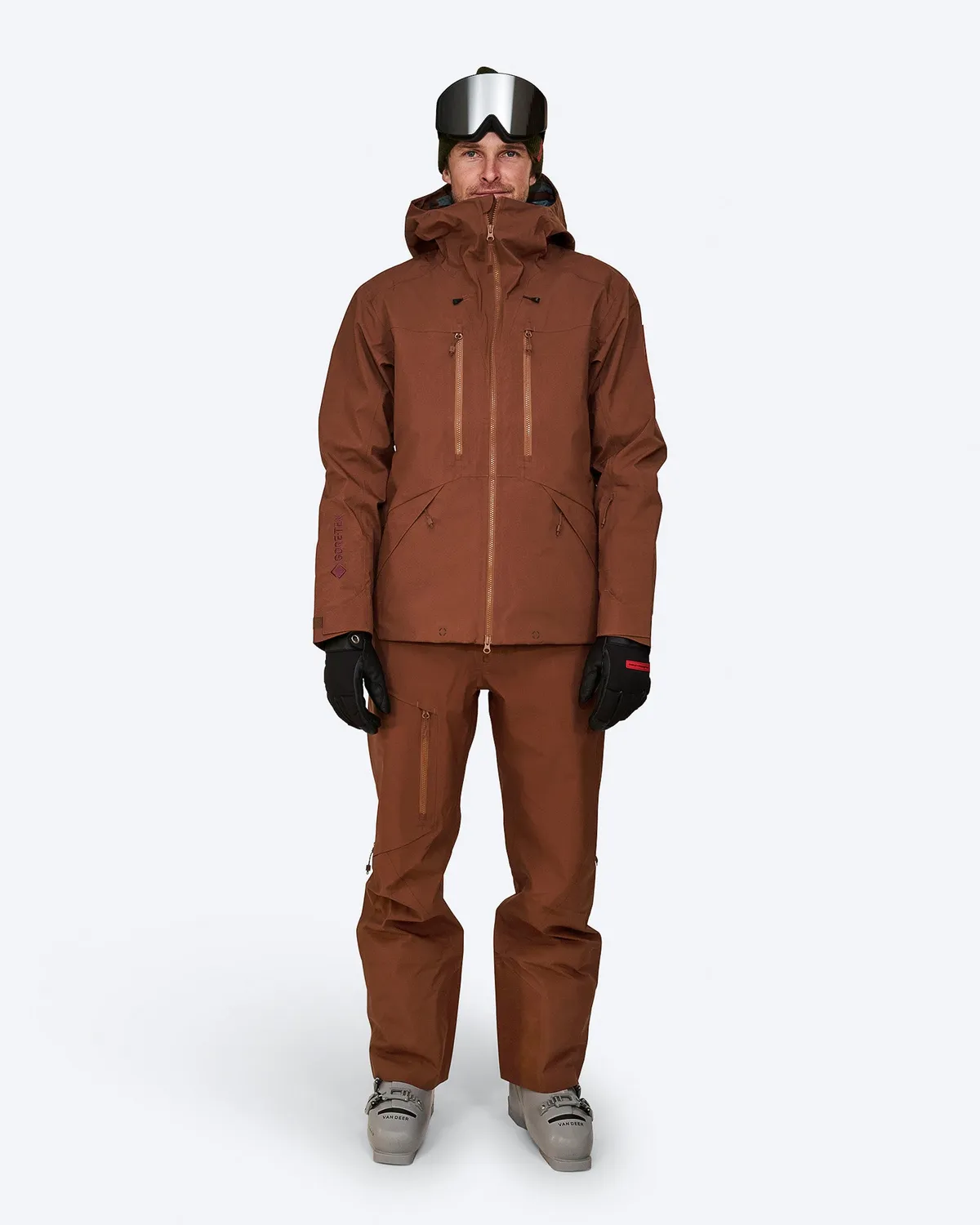 The Mountain Studio Y-1 EPE GORE-TEX skallbukse Smoked Paprika vanntett