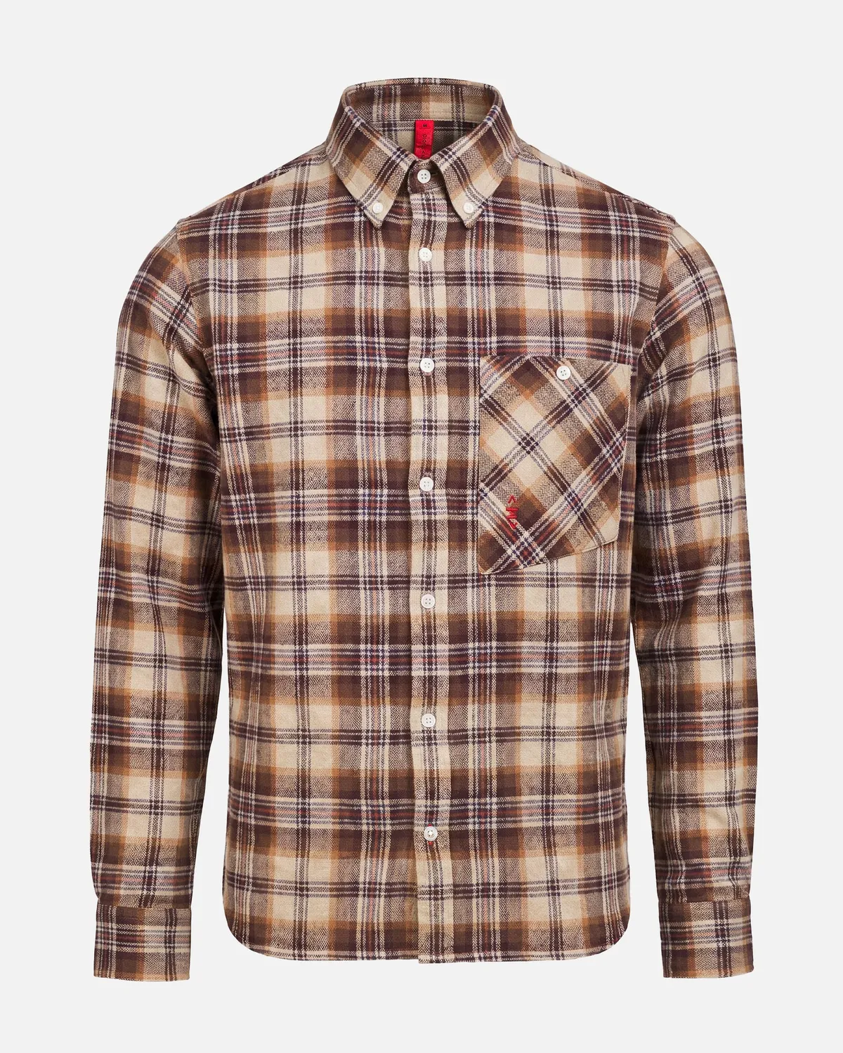 The Mountain Studio G-10 flanellskjorte Fudge-Otter rutet