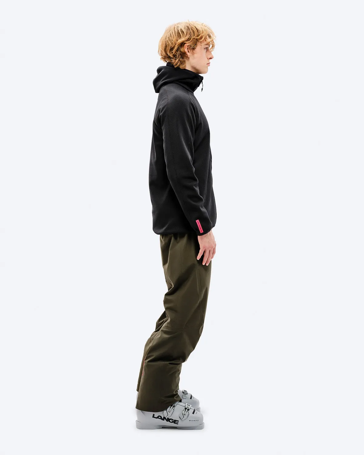 The Mountain Studio M-7 Tech Fleece Hood fleecejakke Black Onyx