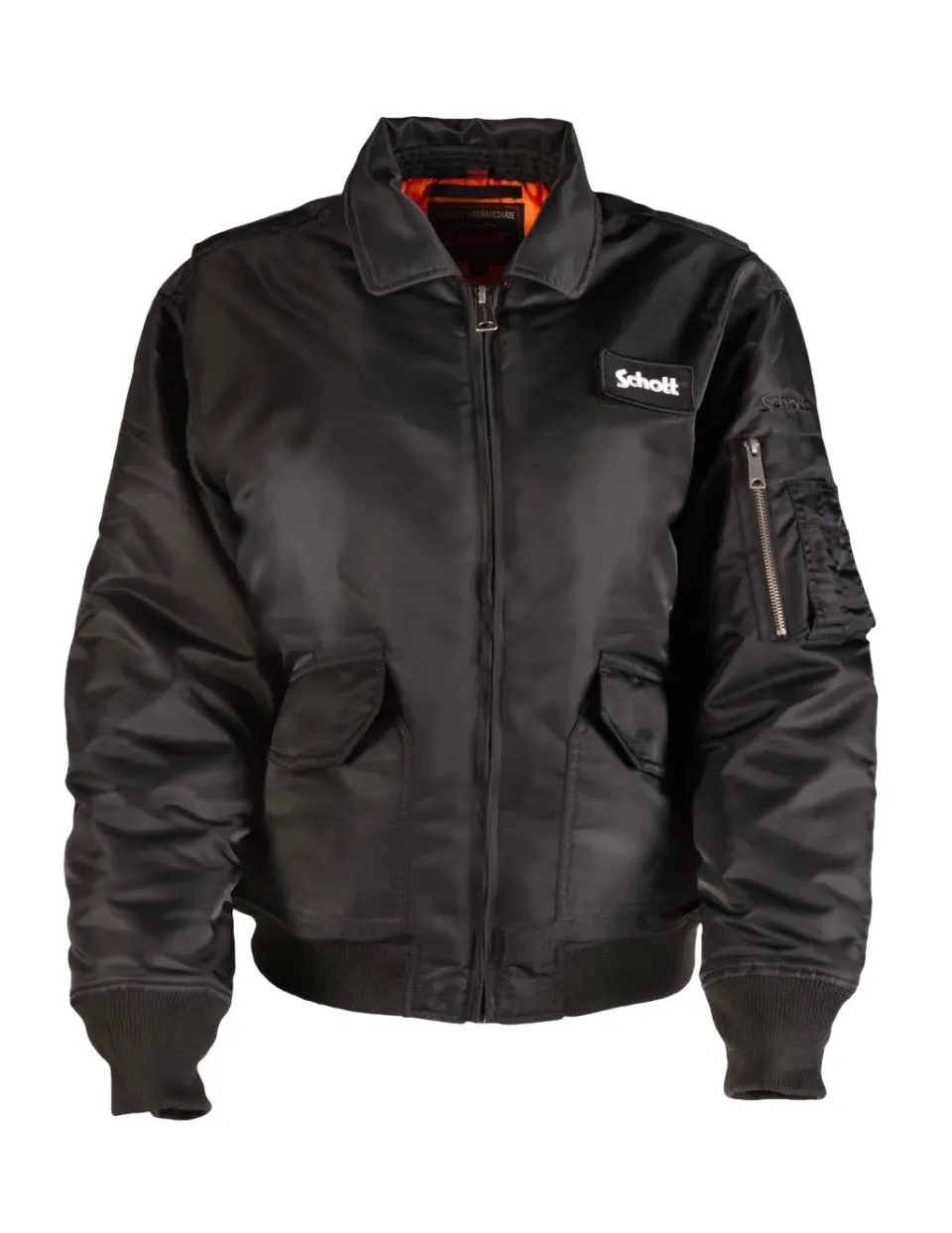 Schott NYC 9435W flyjakke dame svart nylon