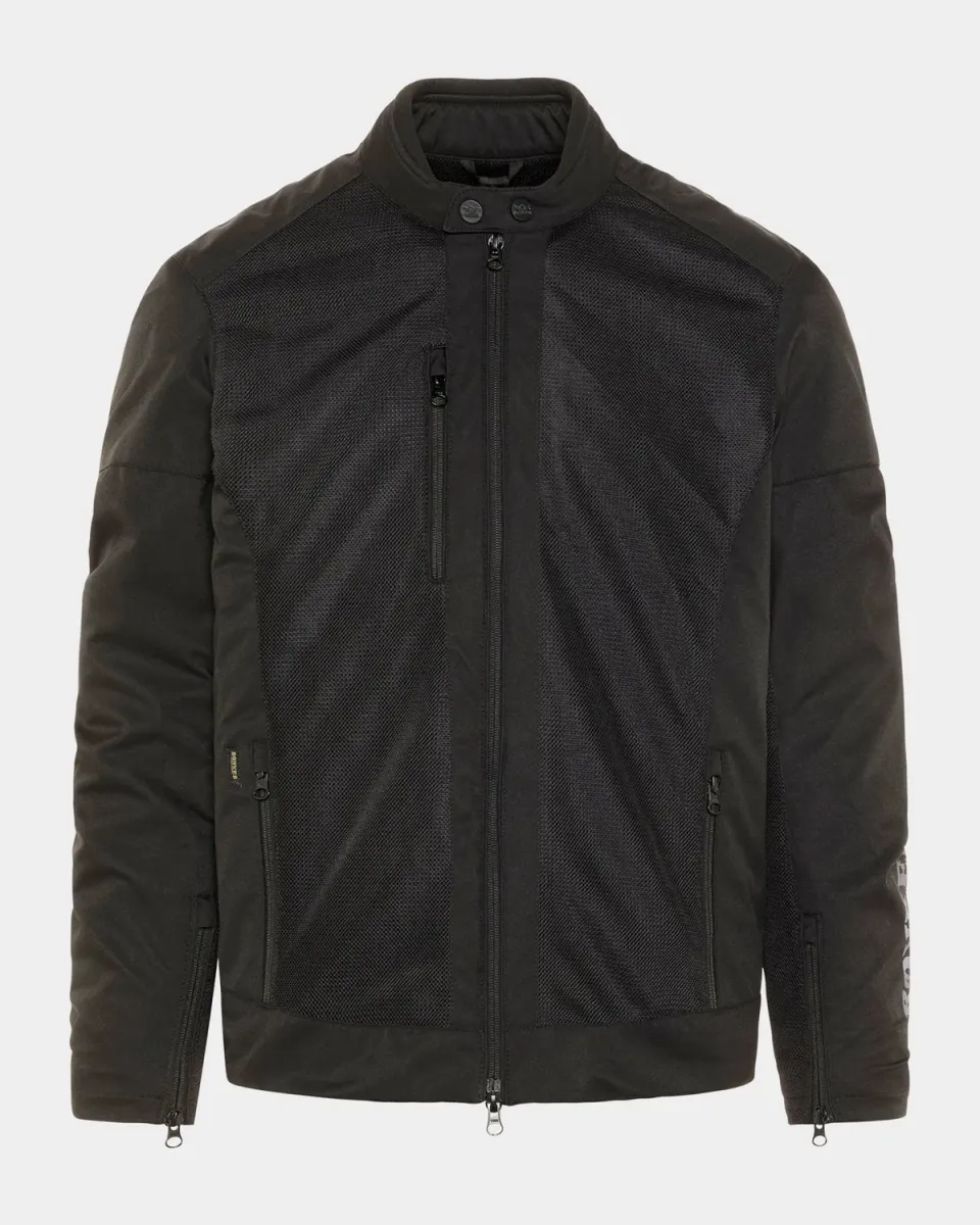 Rokker Miami Jacket jakke S-XXL svart luftig