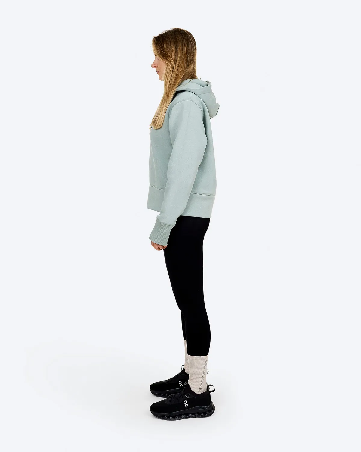 The Mountain Studio H-8 W hoodie Slate Gray økologisk