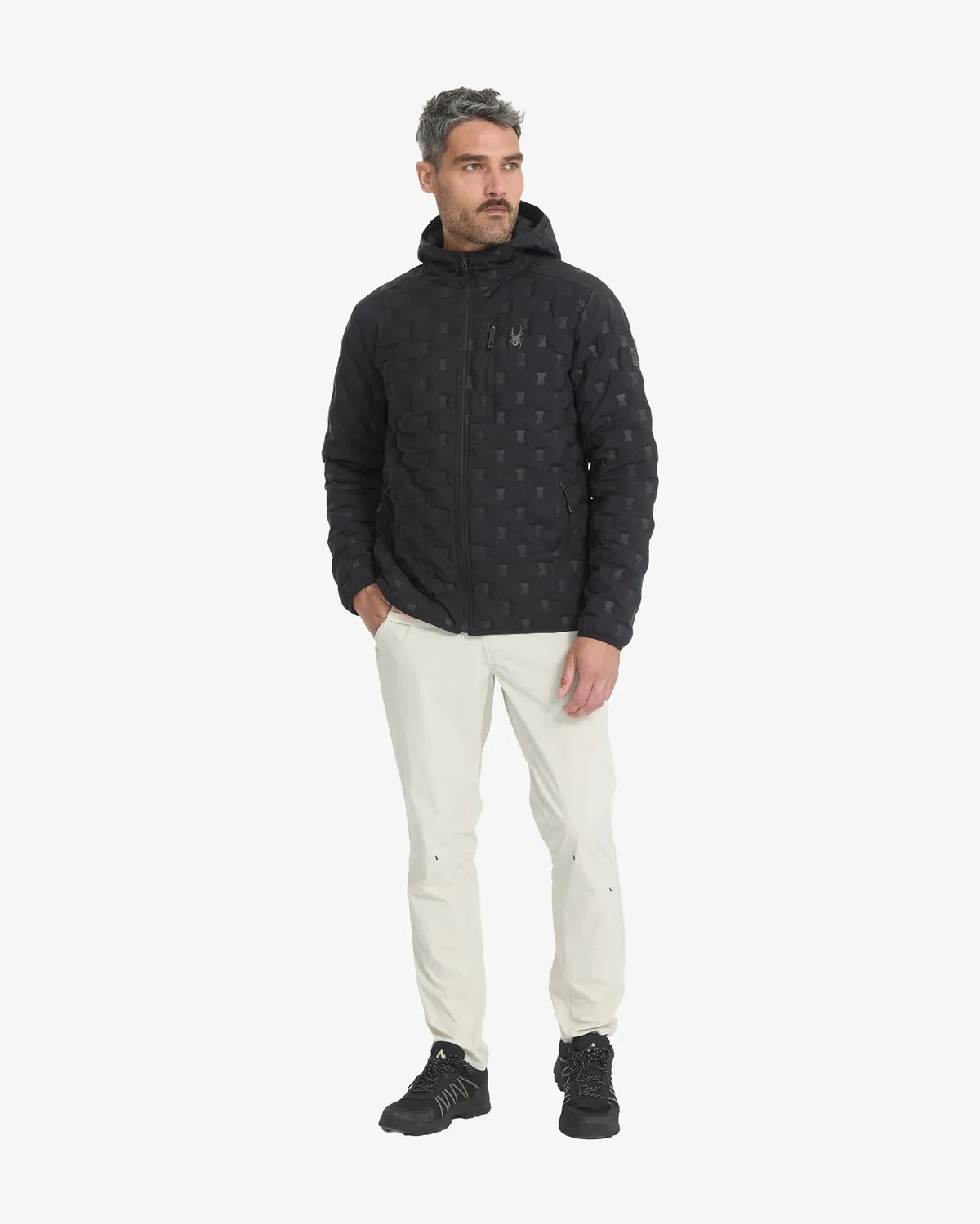 Spyder Zenith Hooded Down dunjakke svart lett