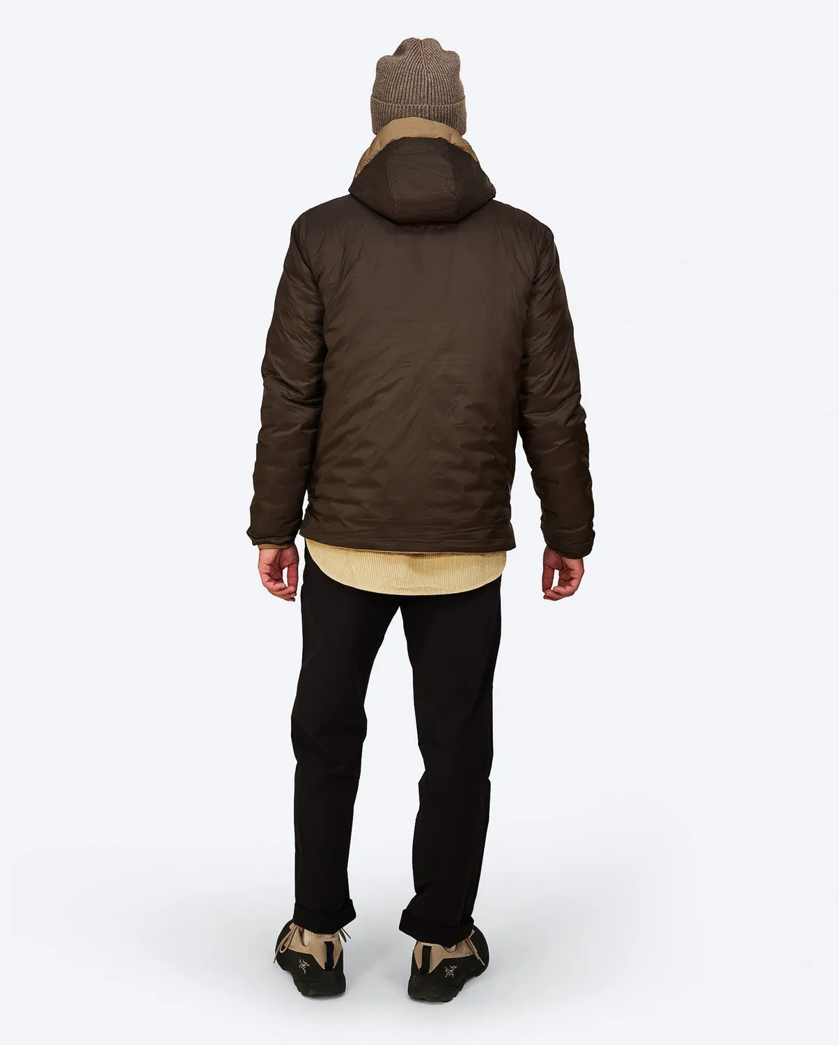 The Mountain Studio D-3 RL Reversible dunjakke brun Otter