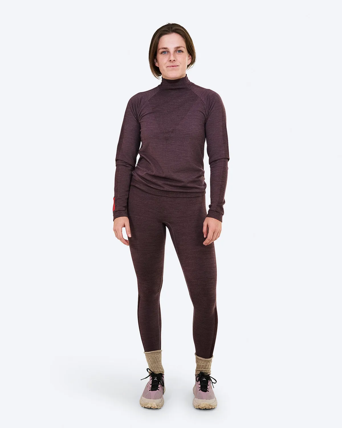 The Mountain Studio U-12 W merino stillongs fudge varm
