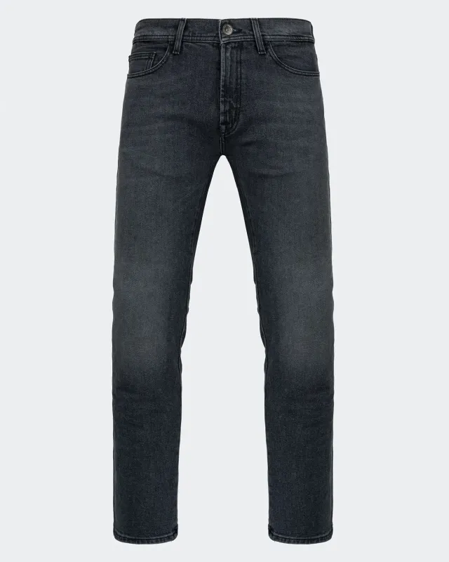 Rokker Hunter motorsykkeljeans grå AA rett passform