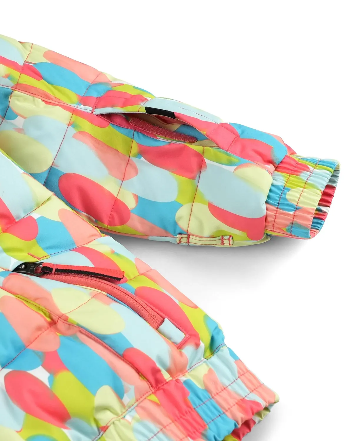 Spyder Zadie skijakke coral haze sprinkles vanntett 10K