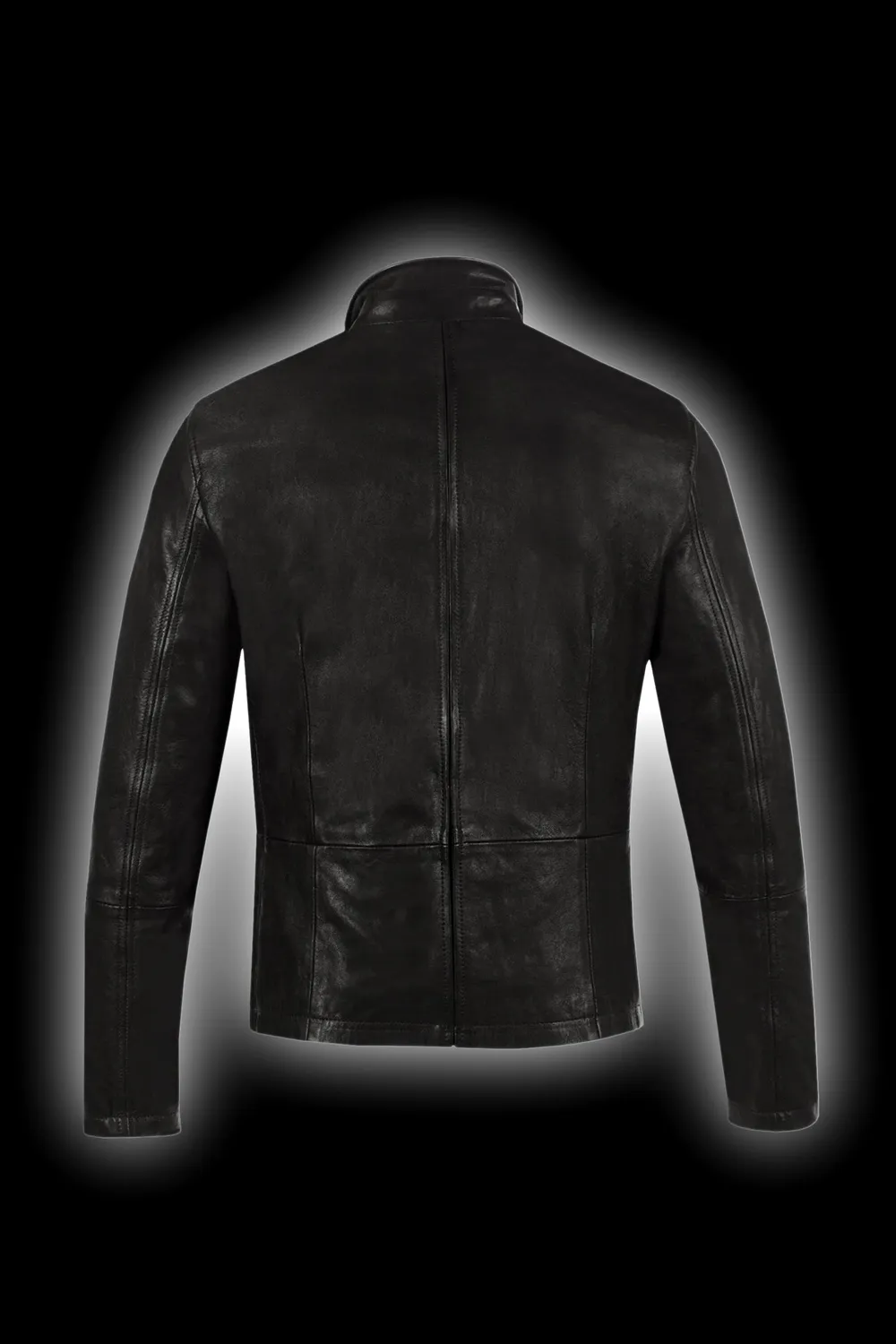 Matchless Mission Action Blouson skinnjakke black nappa