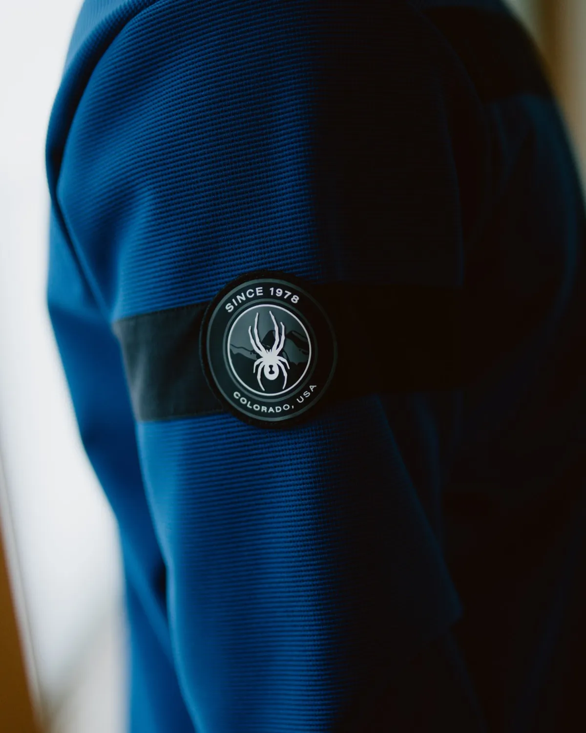Spyder Wengen Sweater Fleece jakke Indigo vindtett