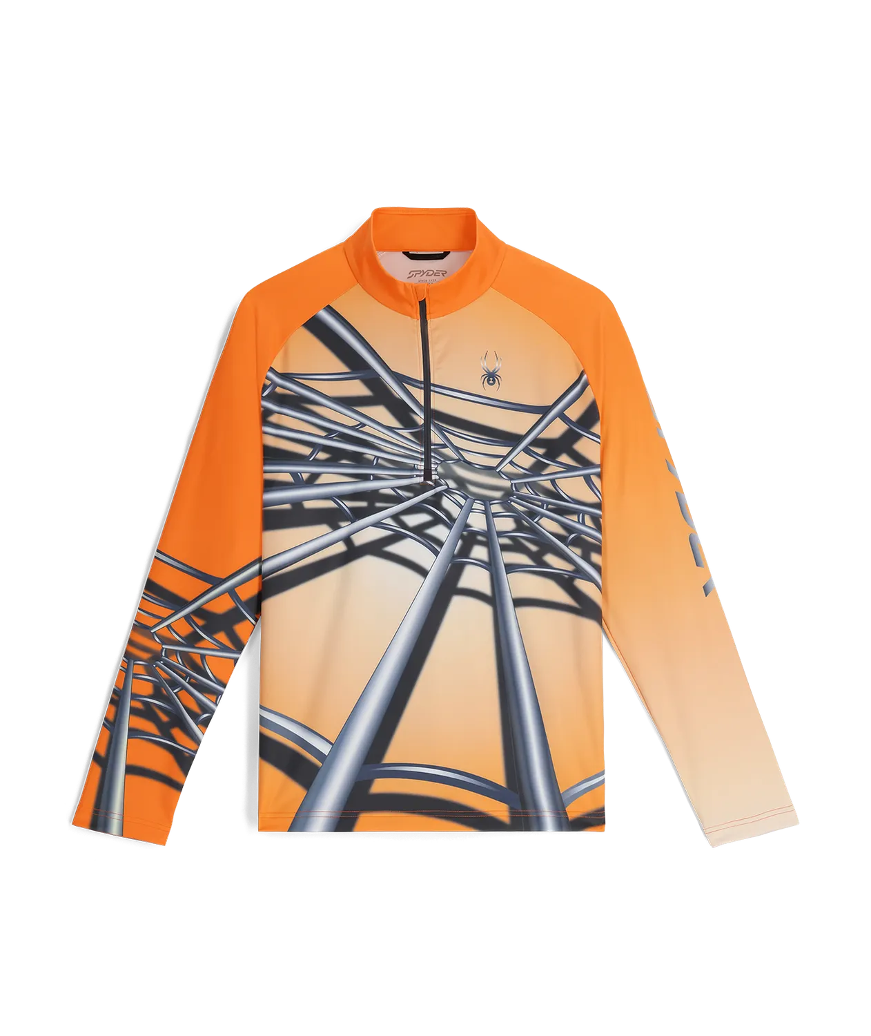 Spyder Legacy half-zip genser svart for motorsykkel