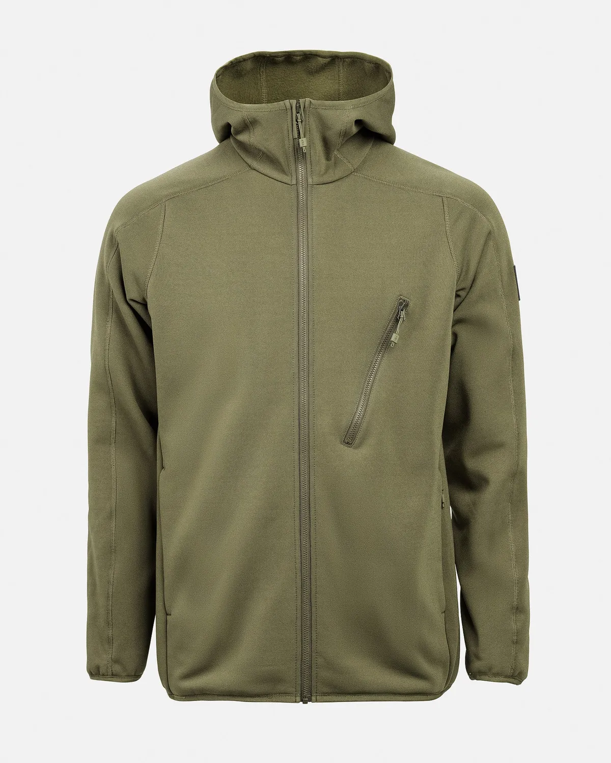 The Mountain Studio M-7 Tech Fleece Hood varm fleecejakke Winter Moss
