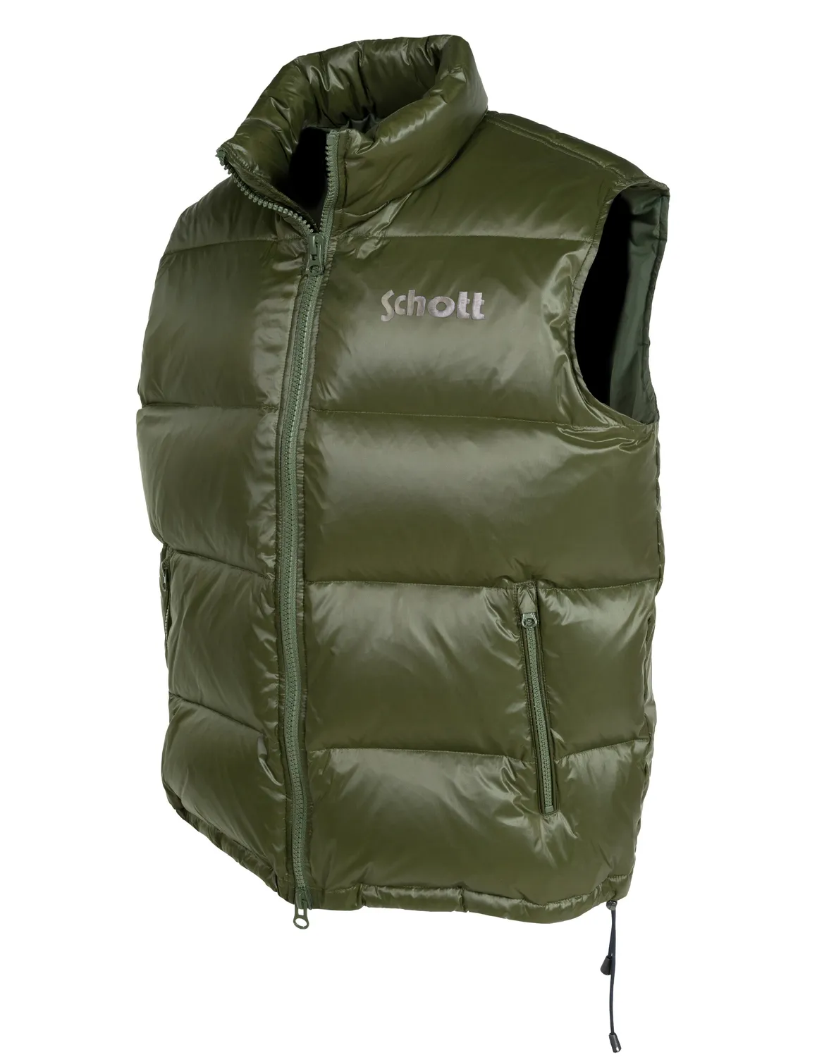Schott NYC 9264DV dunvest oliven blank dun