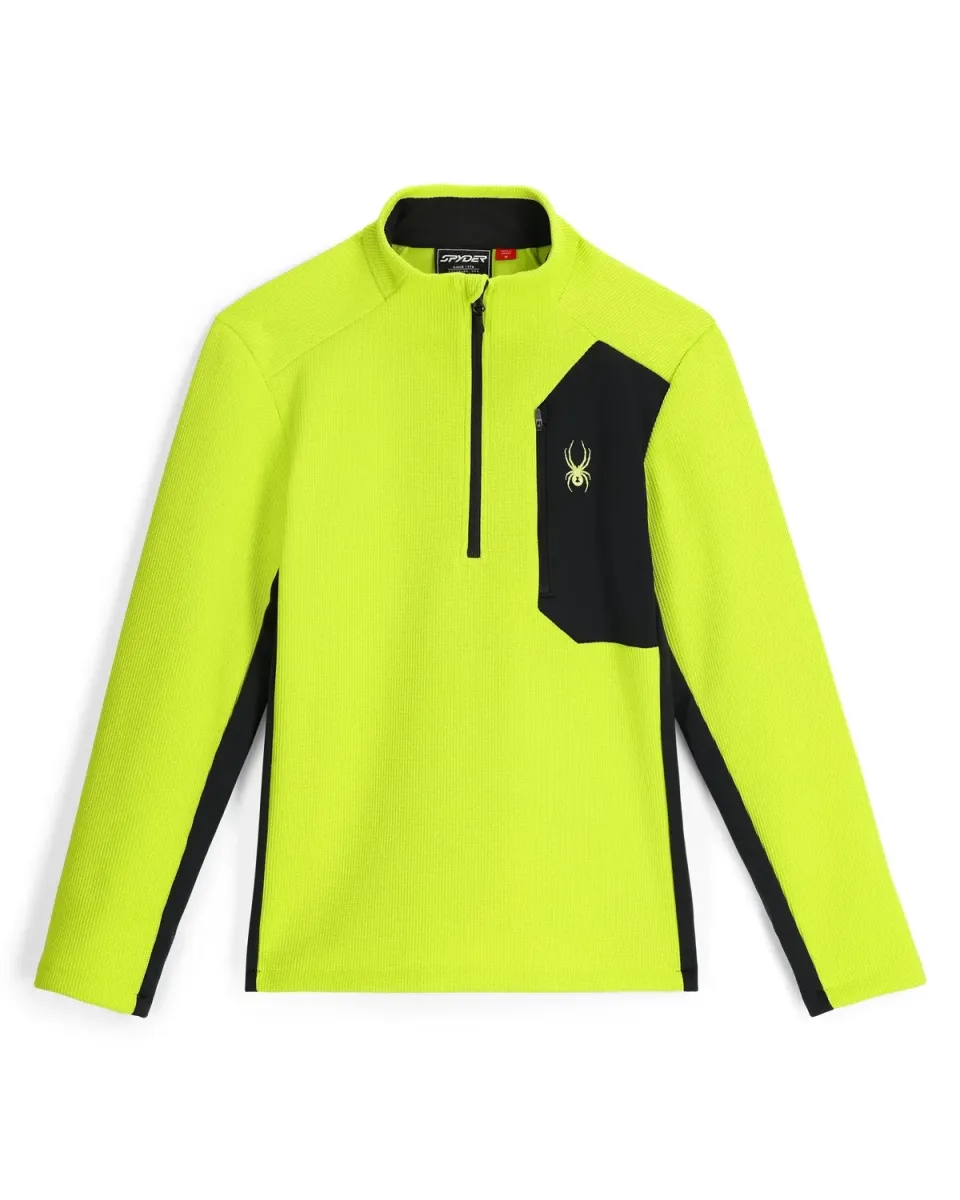 Spyder Bandit half-zip genser herre lime fleece