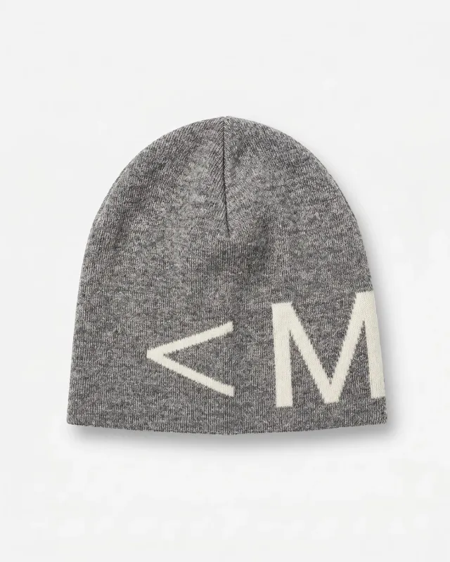 The Mountain Studio C-24 Wool Beanie lue Grey Melange ull
