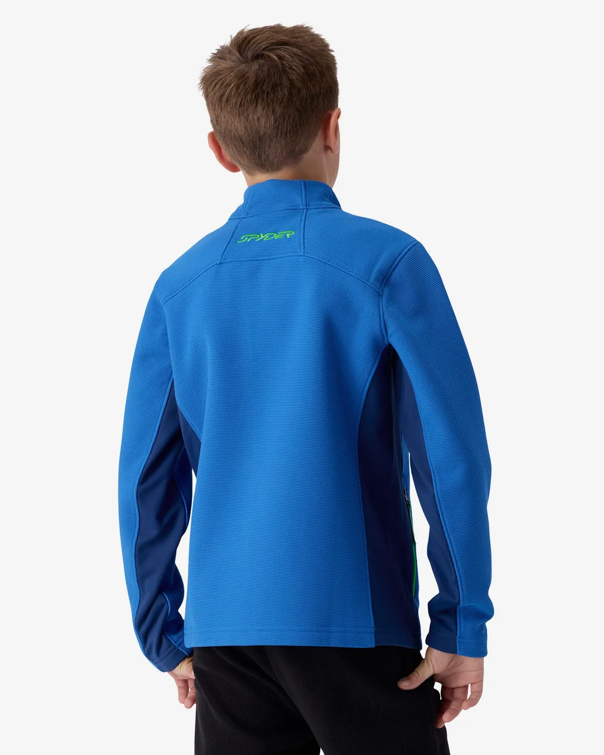 Spyder Bandit fleecejakke gutt Bold Blue stretch