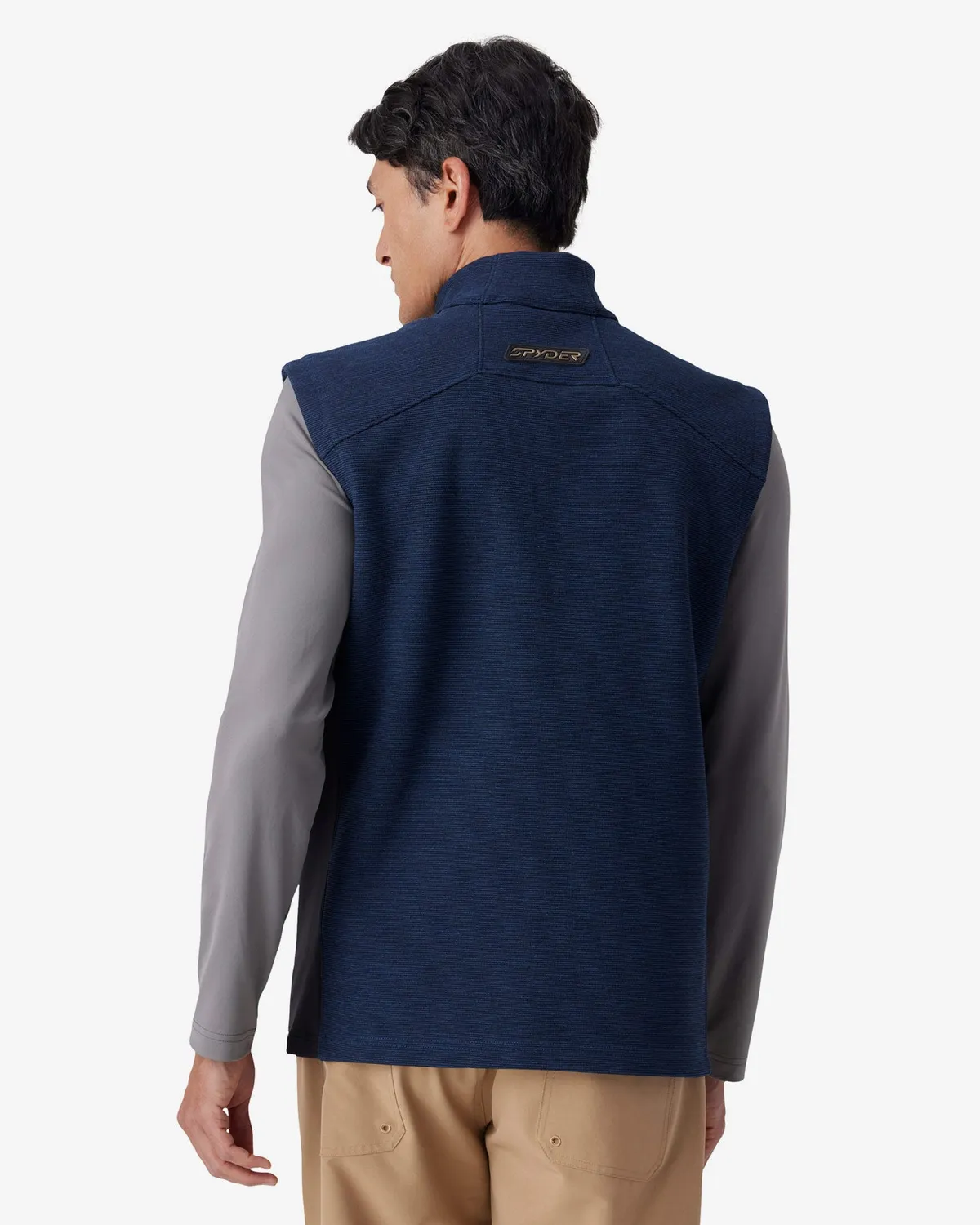 Spyder Bandit fleecevest herre indigo vanntett DWR