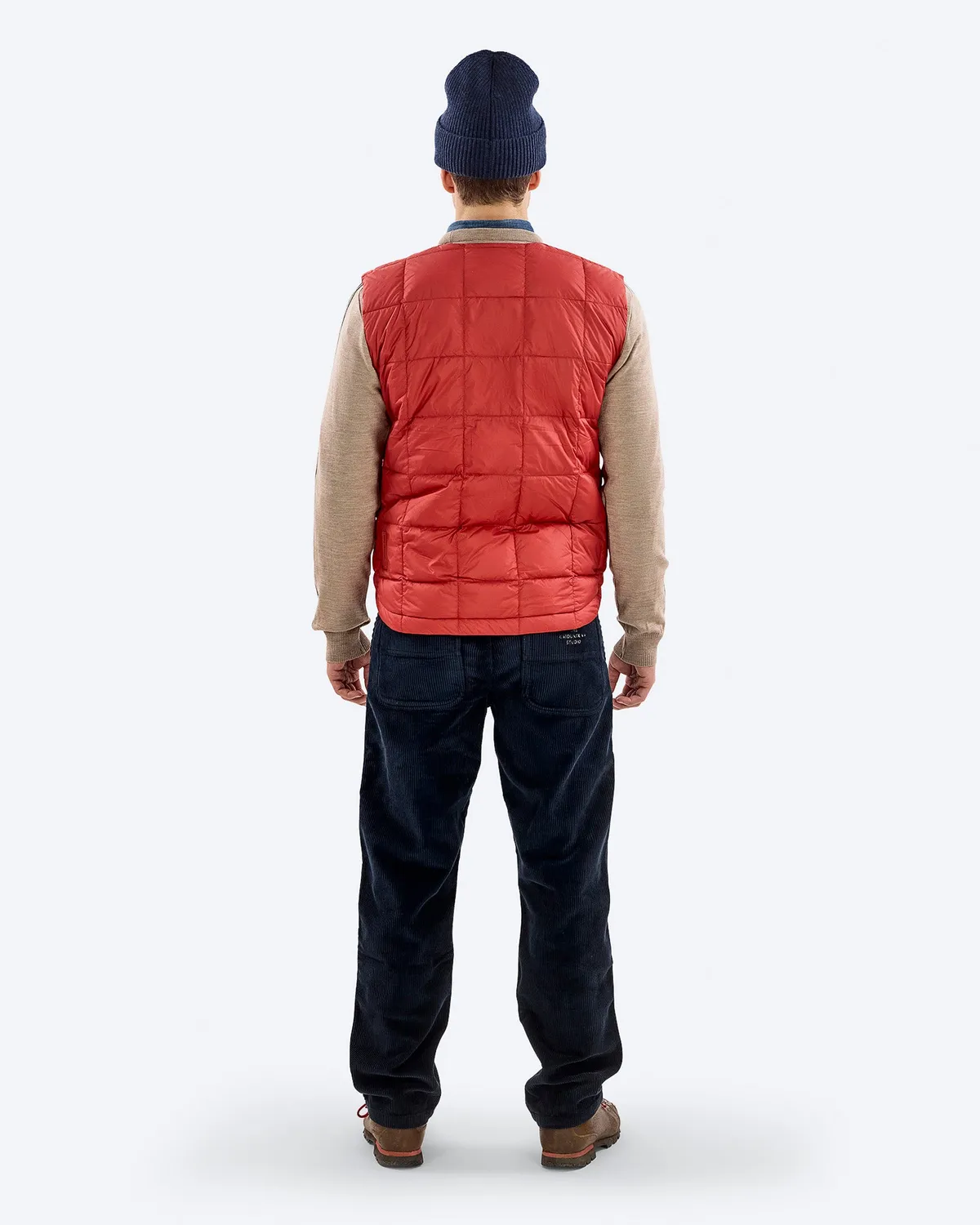 The Mountain Studio V-3 UL Down Vest dunvest Equestrian Red